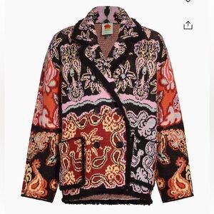 FARM RIO Sweet Mermaids Knit Blazer